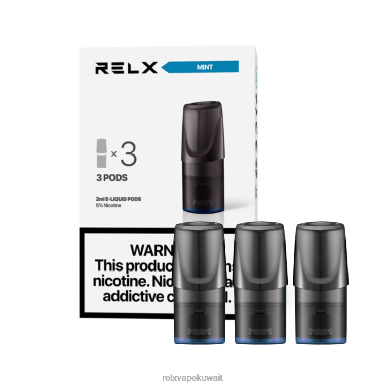 88RBD130 RELX pod Kuwait - نعناع RELX Classic القرون