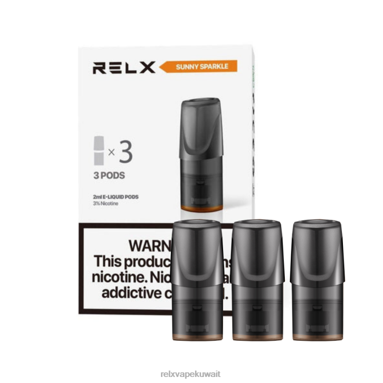 88RBD131 RELX اماكن بيع - صودا برتقالية لامعة مشمسة RELX Classic القرون