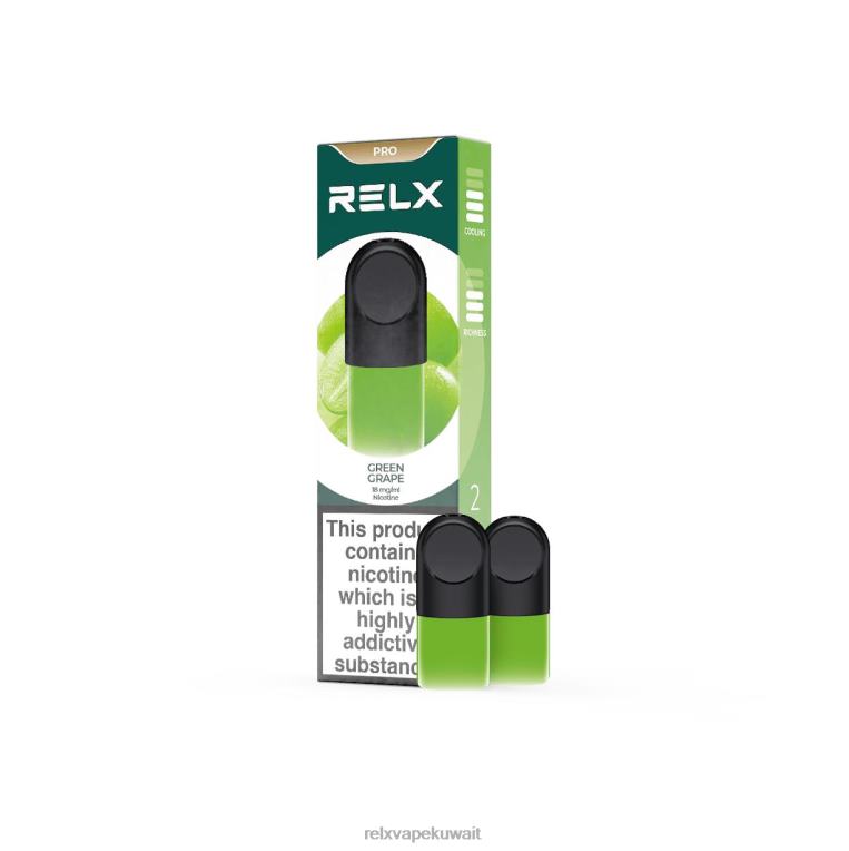 88RBD1 RELX pods for sale - العنب الأخضر RELX بود برو - 2 بود