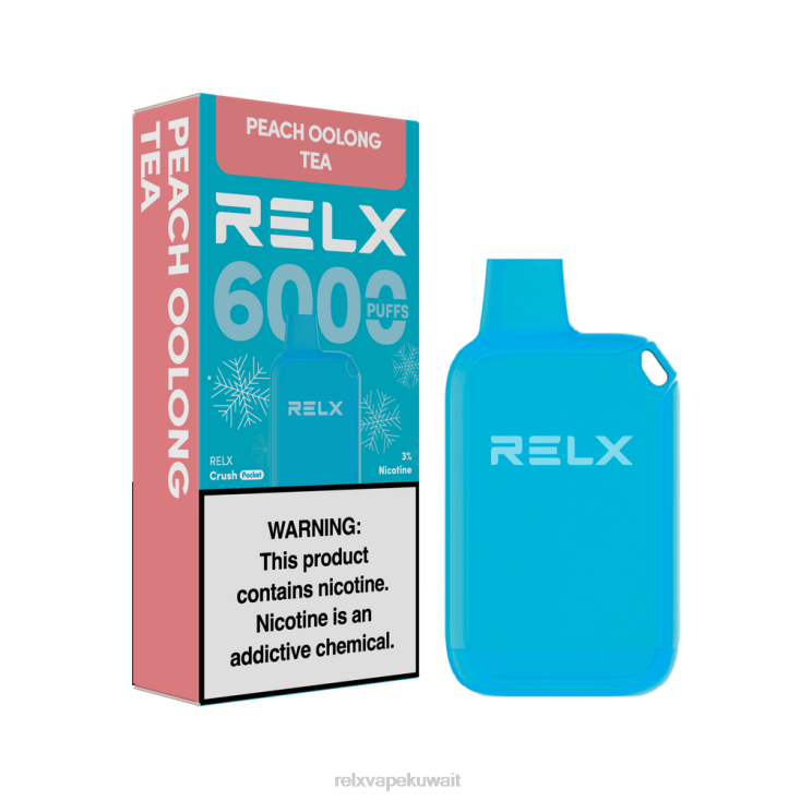 RELX Crush Pocket 6000 الجليدية | 6NH4810 ‎RELX فيب سعر شاي الخوخ