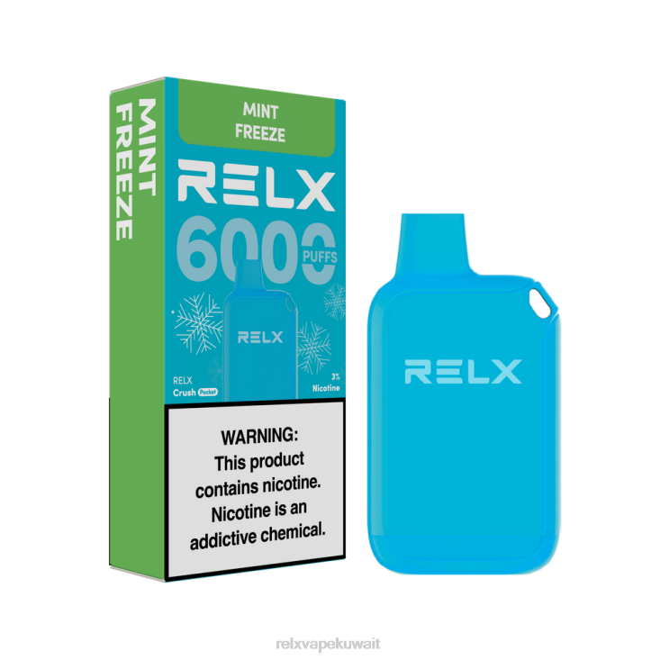 RELX Crush Pocket 6000 الجليدية | 6NH4812 ‎RELX Disposable تجميد النعناع