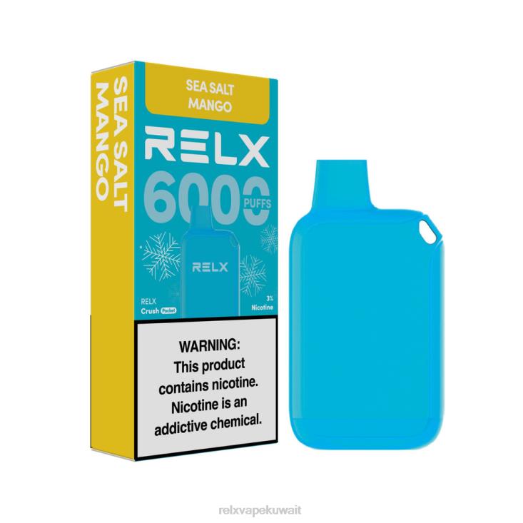 RELX Crush Pocket 6000 الجليدية | 6NH4813 ‎RELX Kuwait مانجو ملح البحر
