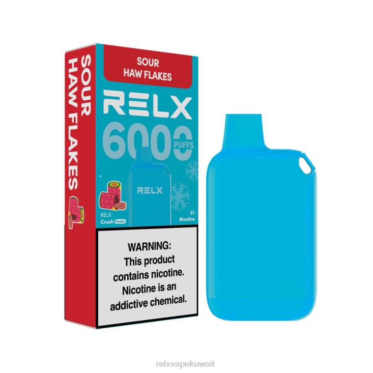 RELX Crush Pocket 6000 الجليدية | 6NH4816 ‎RELX فيب سعر رقائق الزعرور الحامضة