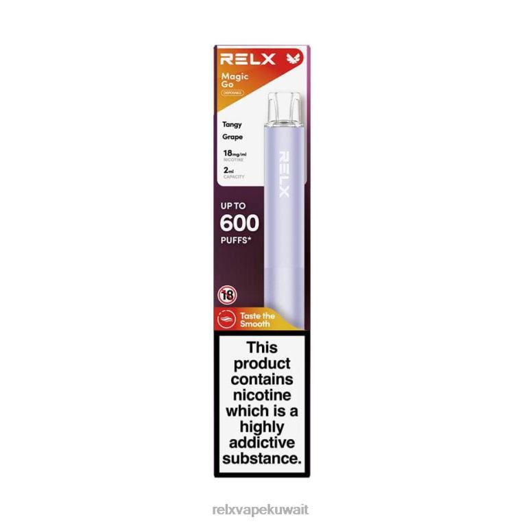 88RBD42 RELX pods for sale - عنب منعش RELX MagicGo ga600