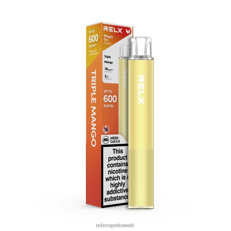 88RBD47 RELX vape Kuwait - مانجو ثلاثية RELX MagicGo ga600